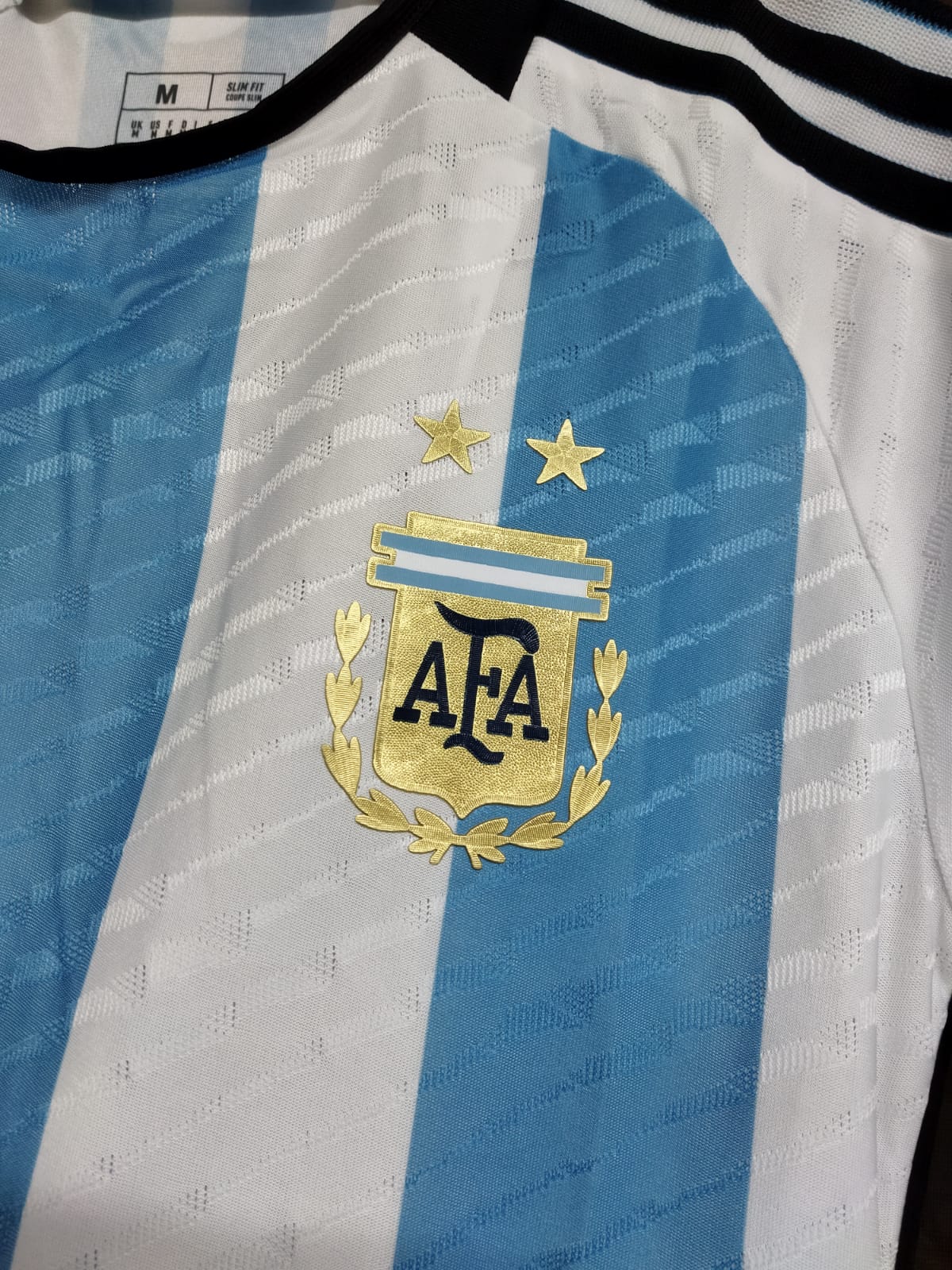 Official Selección Argentina Soccer Jersey & Black Short - FIFA WorldCup  Qatar 2022 Edition - Pampa Direct