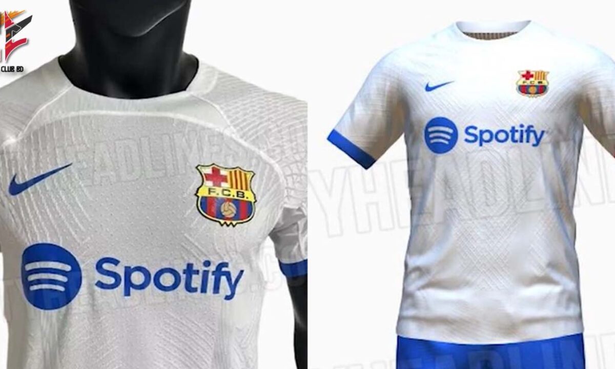 Nike Barca 23/24 Stadium Away Jersey - White