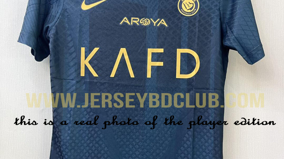 Al Nassr Away Jersey Player Edition 23/24 Price in Bd - BlackBud