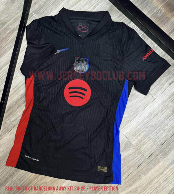 Barcelona Away Jersey 24/25, Barcelona Black Jersey 2024