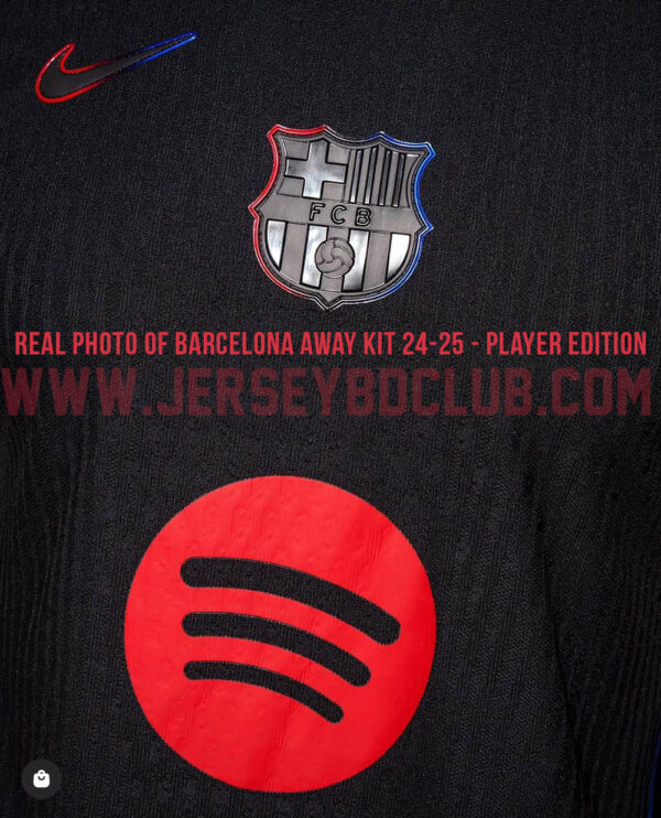 Barcelona Away Jersey 24/25, Barcelona Away Black Jersey 2024