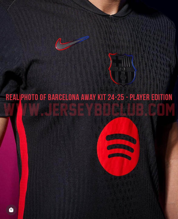 Barcelona Away Jersey 24/25, Barcelona Black Jersey 2024